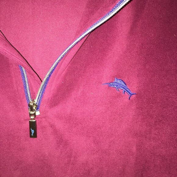 NWOT Tommy Bahama 1/4 zip up sweater/sweatshirt XL - Picture 4 of 6